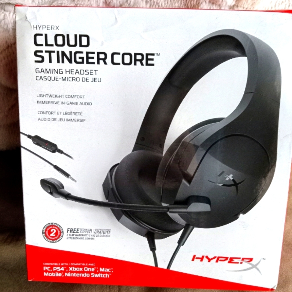 NWT/NIB HYPERX Cloud Stingercore Wireless Headphones